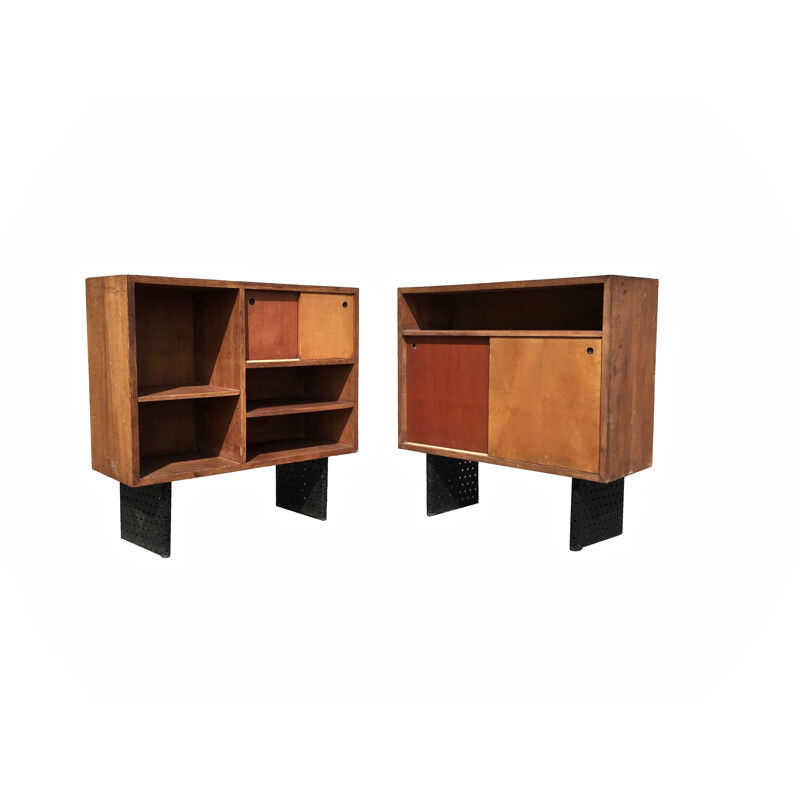 Pair of vintage chests of drawers by Escande for the University of Anthony, 1950