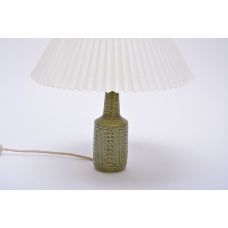 Vintage Danish green table lamp by Palshus,1960