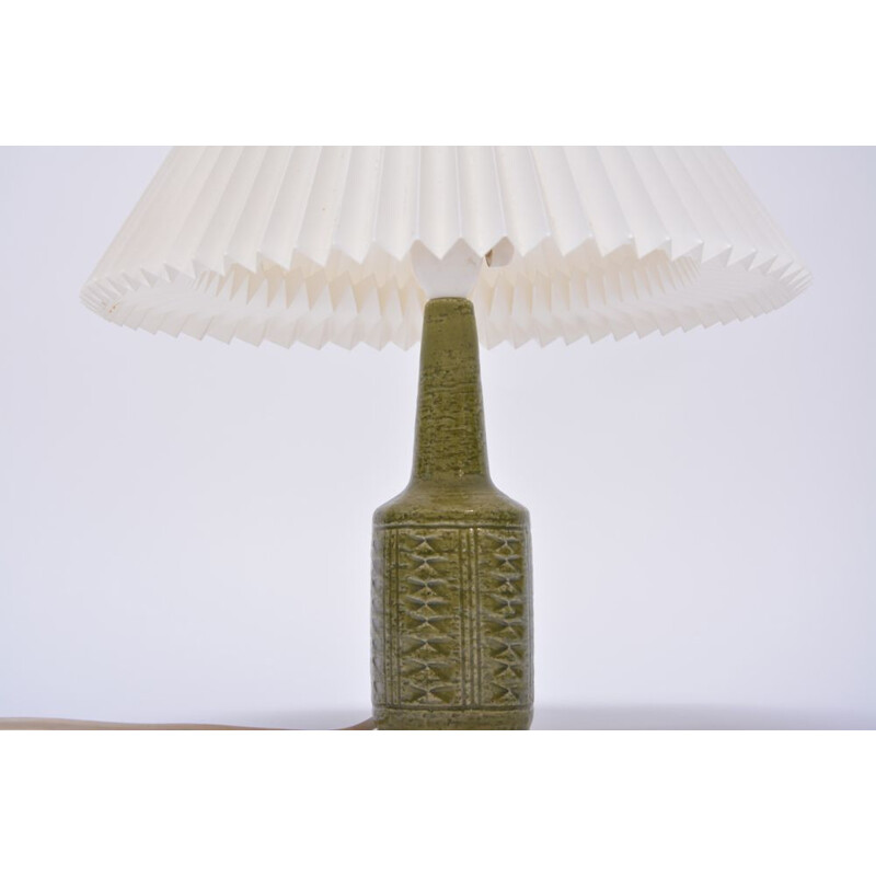 Vintage Danish green table lamp by Palshus,1960