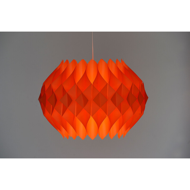 Vintage Scandinavian pendant light "Butterfly" model by Lars Schiøler for Hoyrup Light,1968