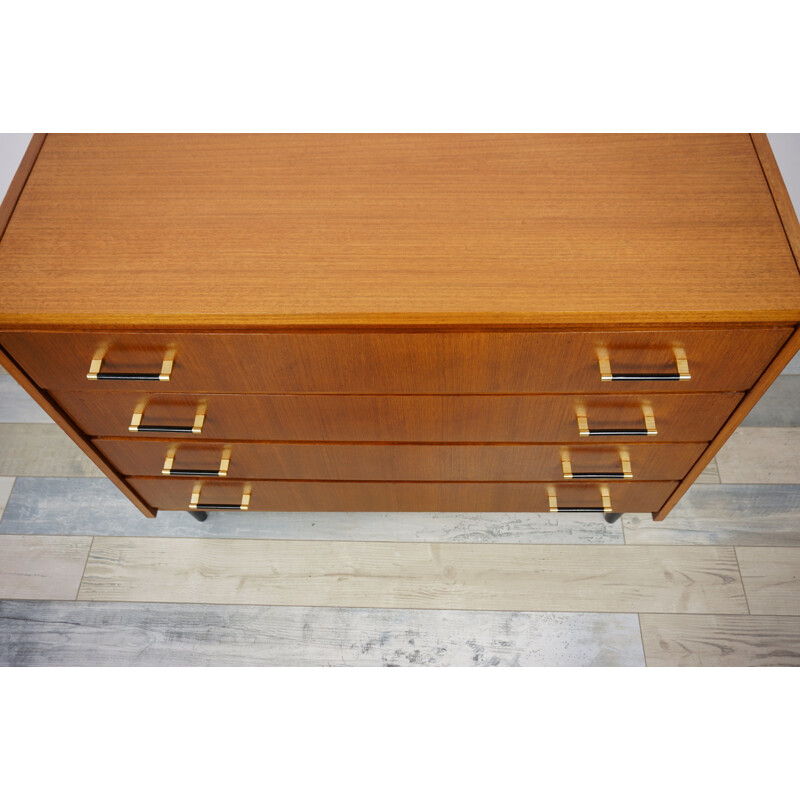 Vintage Scandinavian teak chest of drawers,1960
