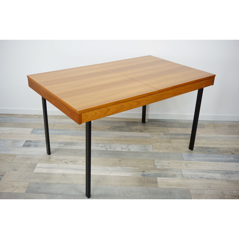 Vintage rectangular dining table table from the 50s