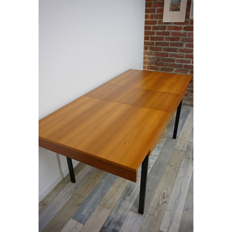 Vintage rectangular dining table table from the 50s