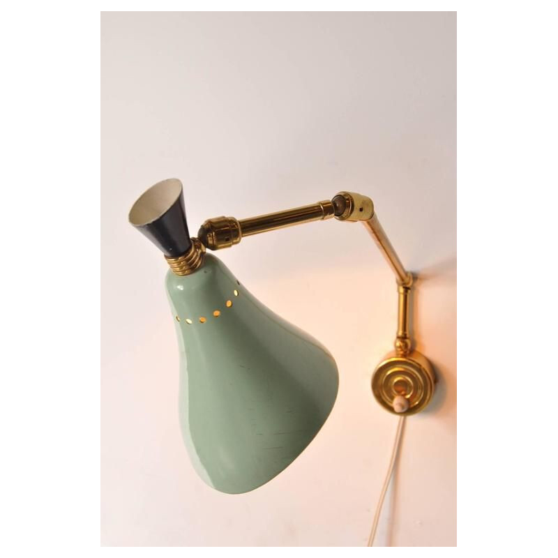 Vintage Wall Lamp, Italy 1950s