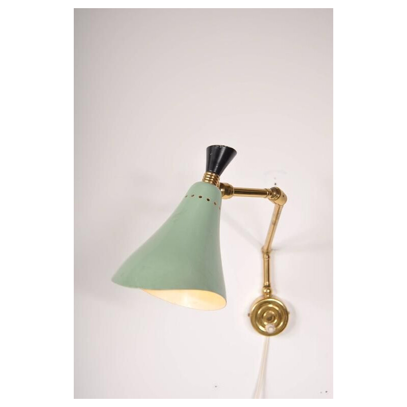 Vintage Wall Lamp, Italy 1950s