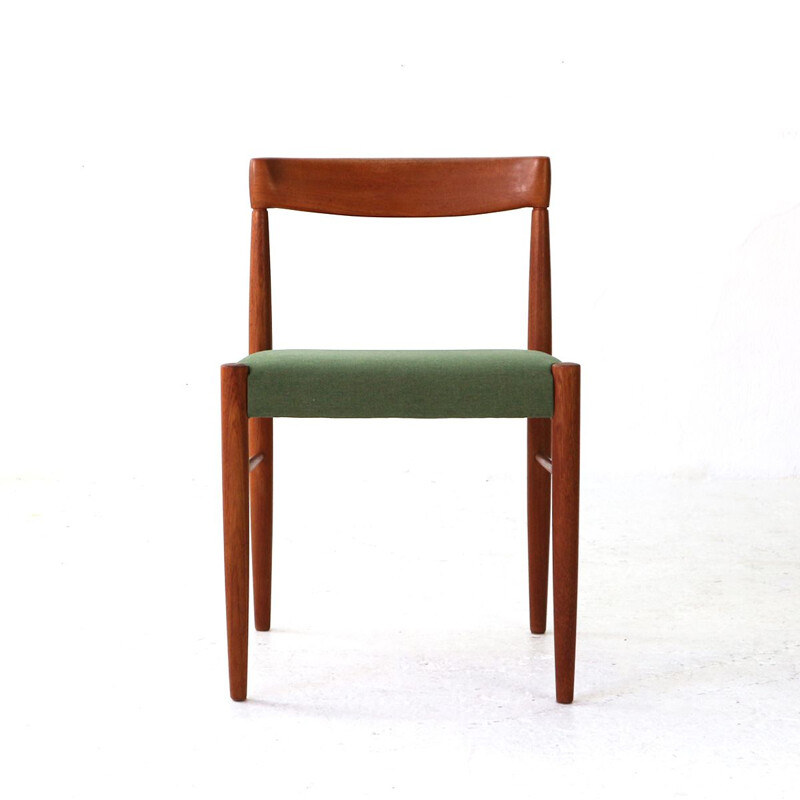 Set of 4 vintage dining chairs Teak by H.W. Klein for Bramin Danish 