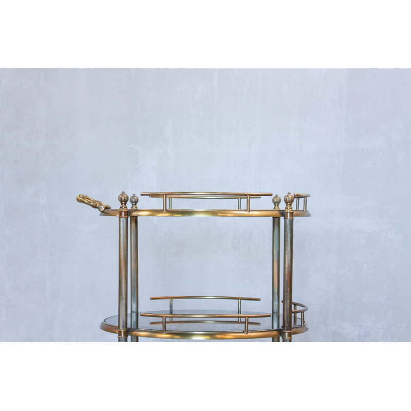 Vintage Trolley in Brass Italian 1960s