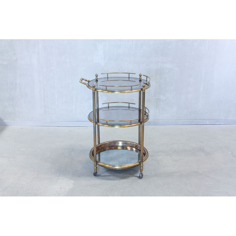 Vintage Trolley in Brass Italian 1960s