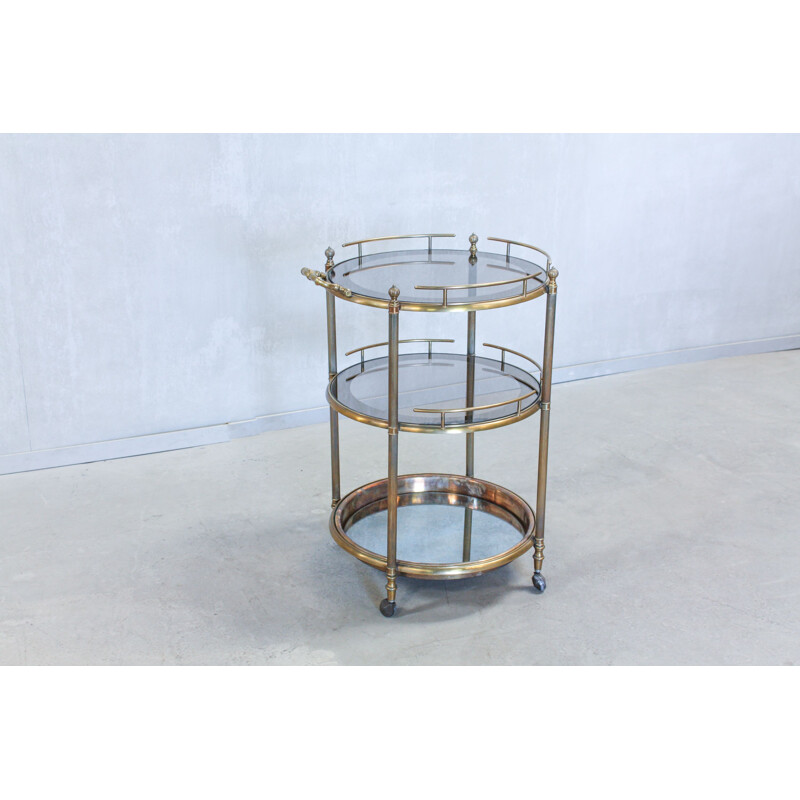 Vintage Trolley in Brass Italian 1960s