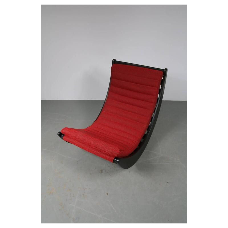 Vintage rocking chair by Verner Panton by Rosenthal