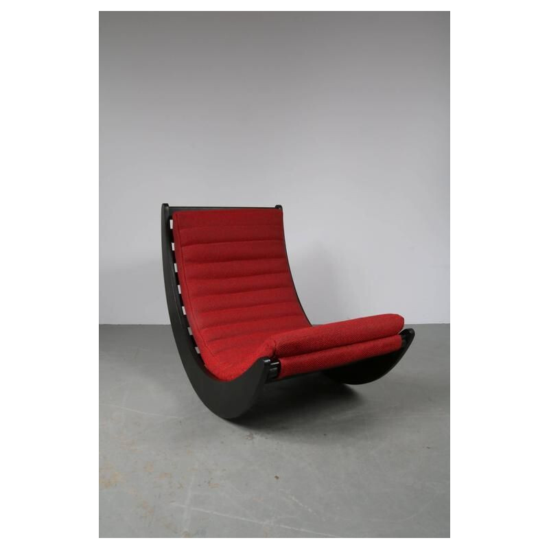 Vintage rocking chair by Verner Panton by Rosenthal