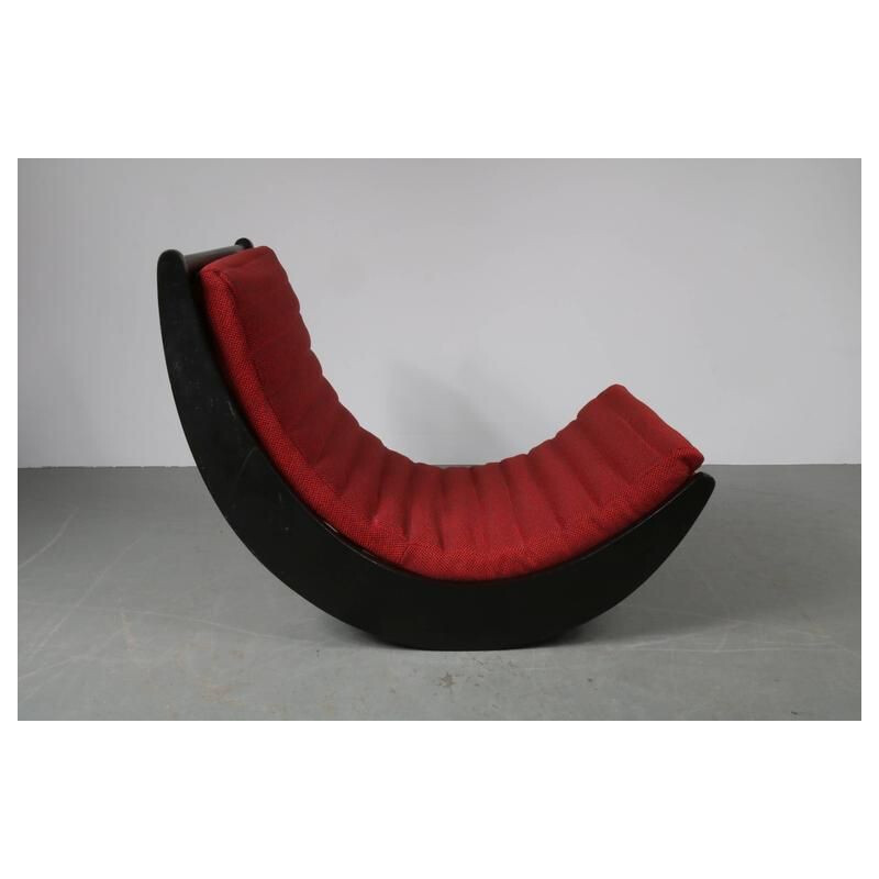 Vintage rocking chair by Verner Panton by Rosenthal