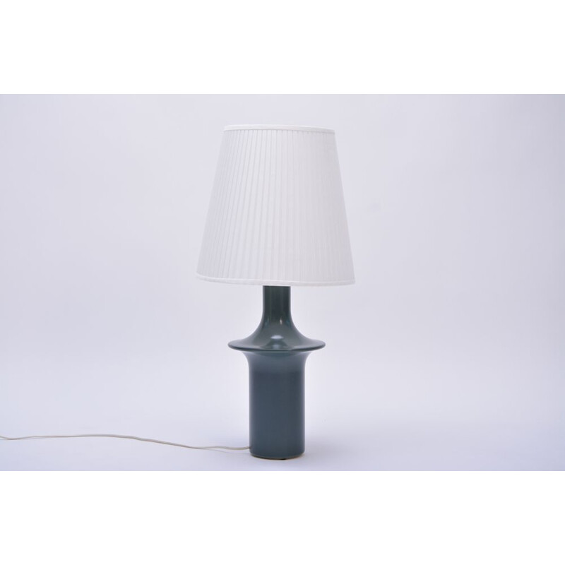 Vintage Danish ceramic table lamp by Hasle