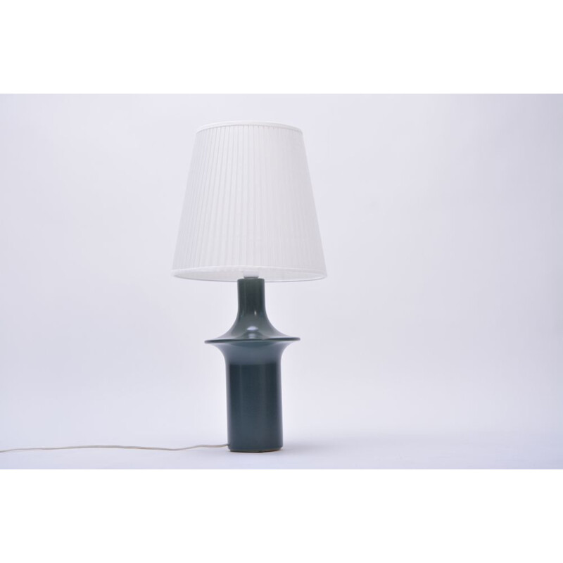 Vintage Danish ceramic table lamp by Hasle