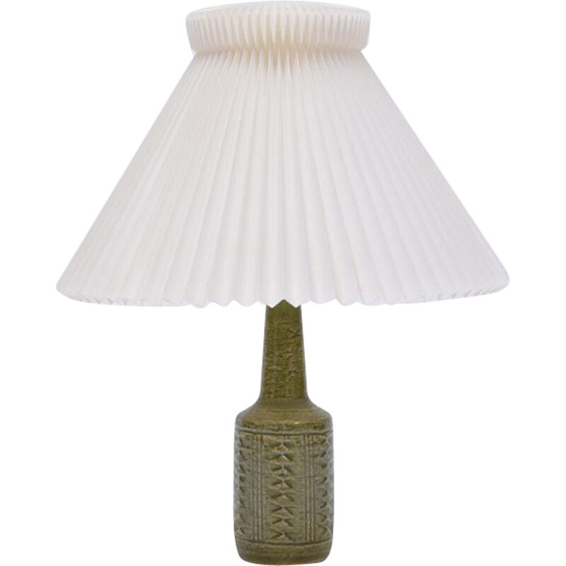 Vintage Danish green table lamp by Palshus,1960