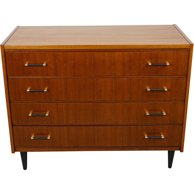 Vintage Scandinavian teak chest of drawers,1960