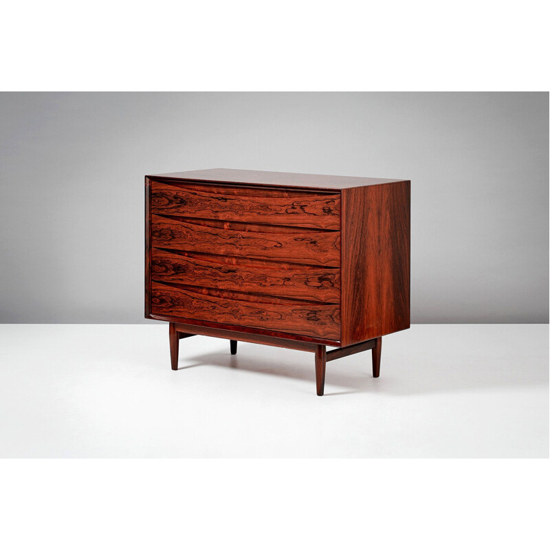 Vintage scandinavian chest of drawers for Sibast in rosewood and oakwood