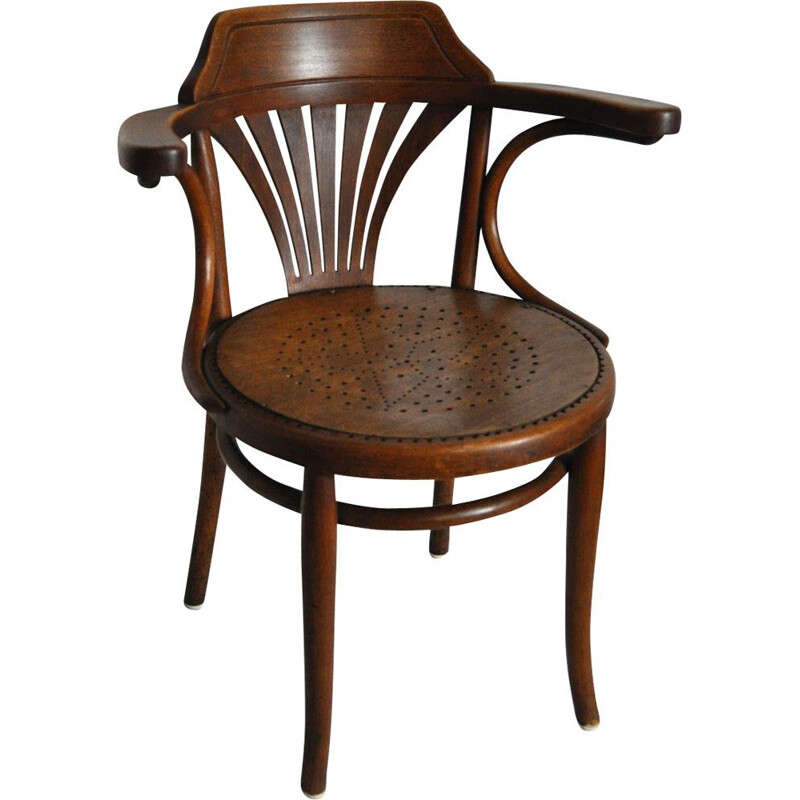 Chaise vintage modèle Nr. 233 par Thonet en bois courbé