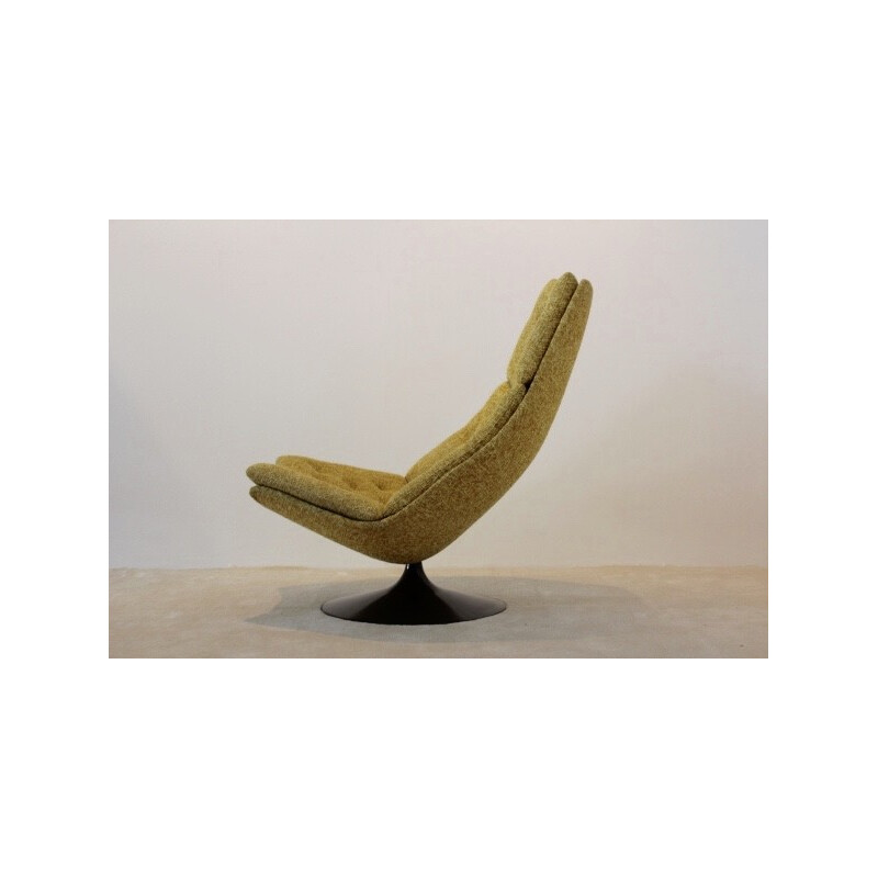 Chaise en bois et tissu, Geoffrey HARCOURT - 1960