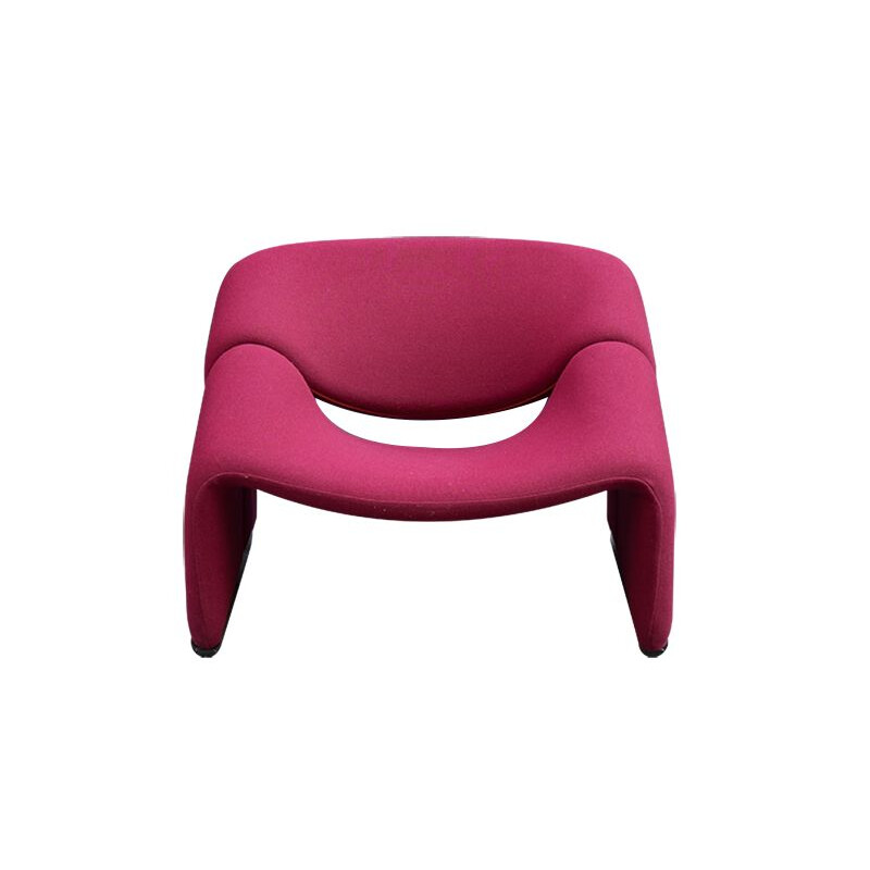 Vintage Armchair Groovy burgundy by Pierre Paulin for Artifort