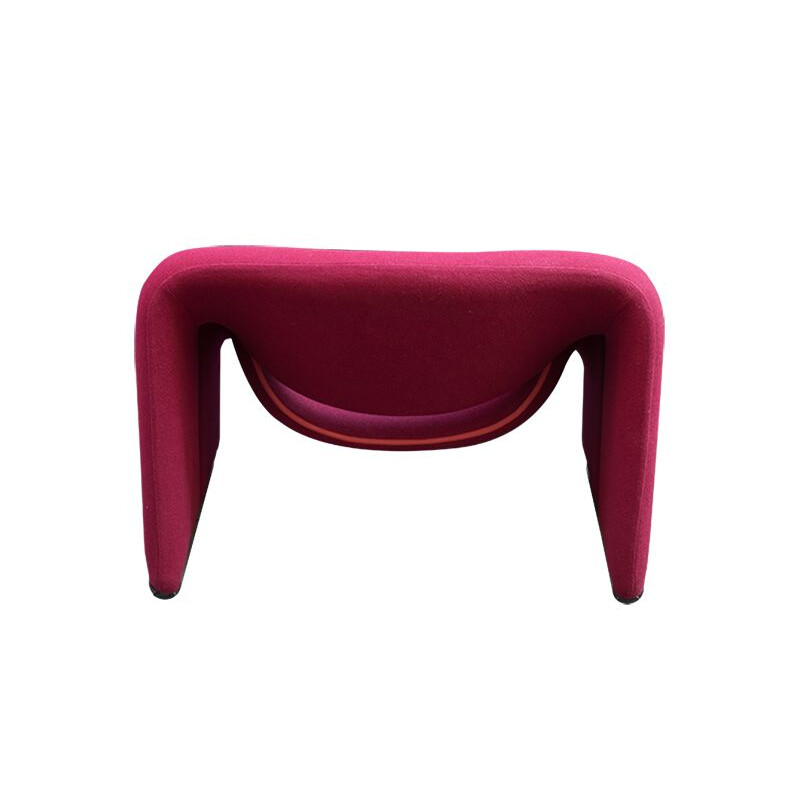 Vintage Armchair Groovy burgundy by Pierre Paulin for Artifort