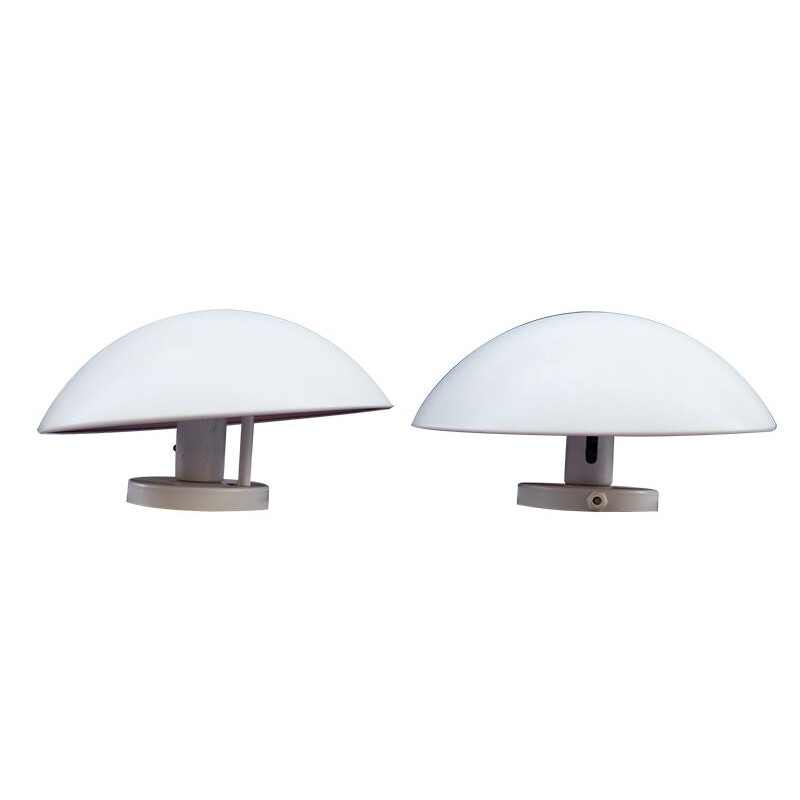 Pair of vintage wall lamps PH-Hatte by Poul Henningsen