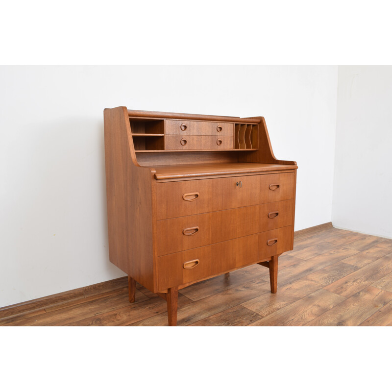 Vintage Danish secretary in teak