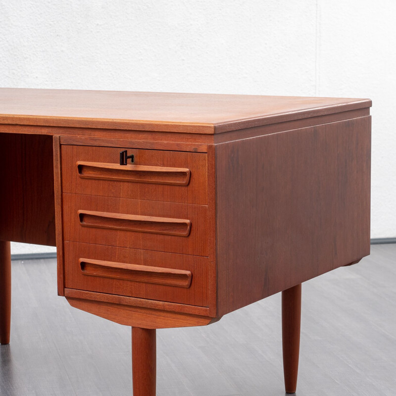 Scandinavian style desk in teak