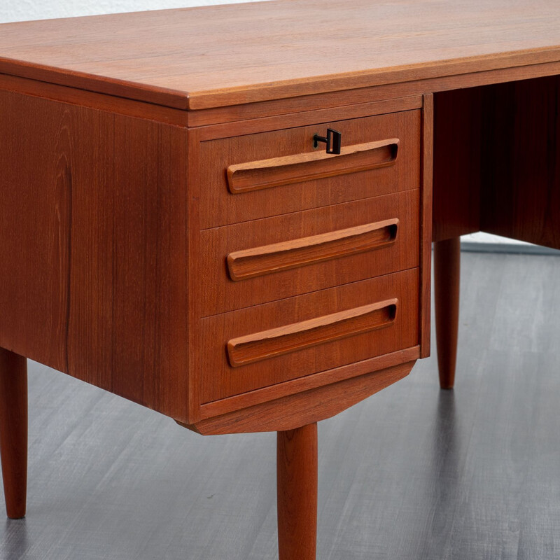 Scandinavian style desk in teak