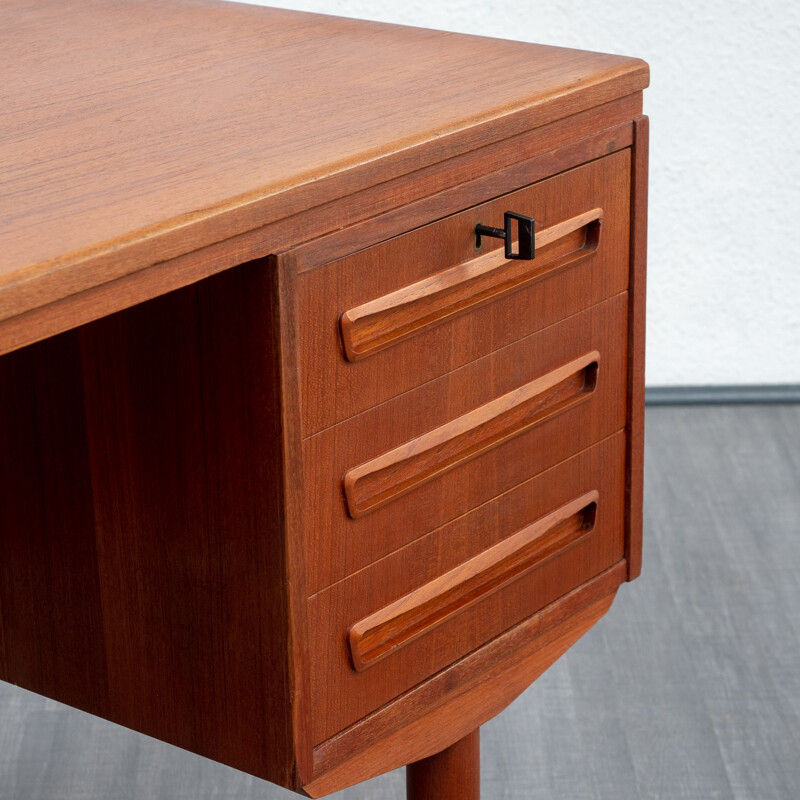 Scandinavian style desk in teak