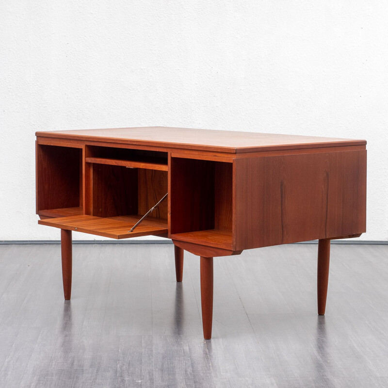 Scandinavian style desk in teak