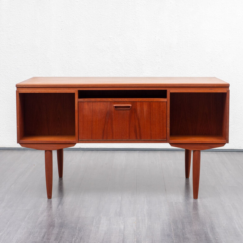 Scandinavian style desk in teak