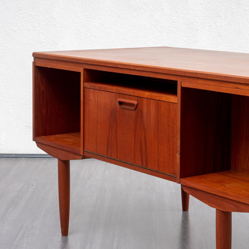 Scandinavian style desk in teak