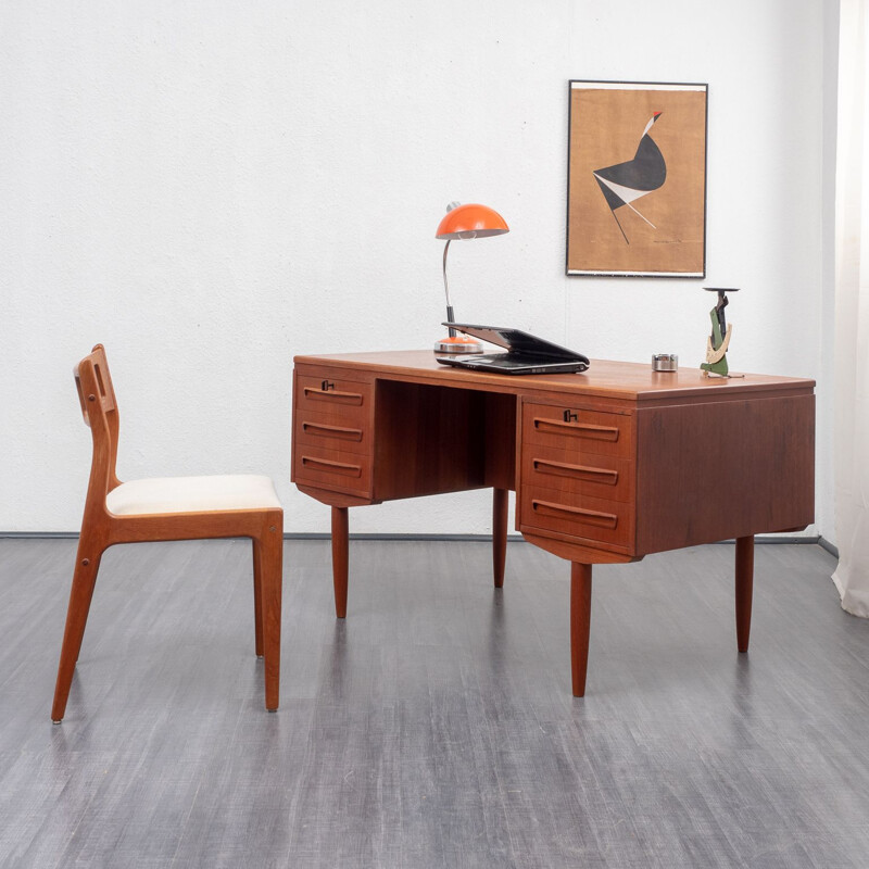 Bureau de style scandinave en teck