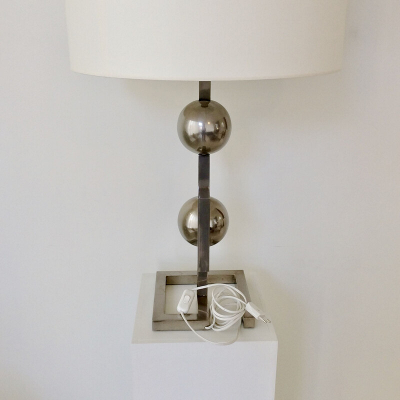 Vintage Italian lamp in metal