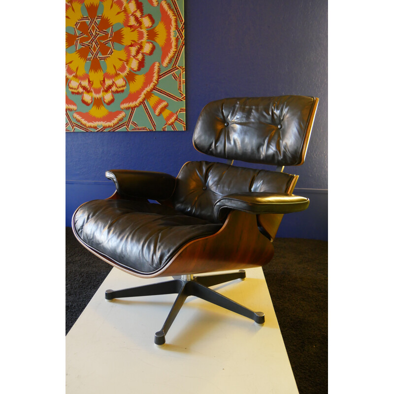 Fauteuil Lounge chair par Charles & Ray Eames pour Interform