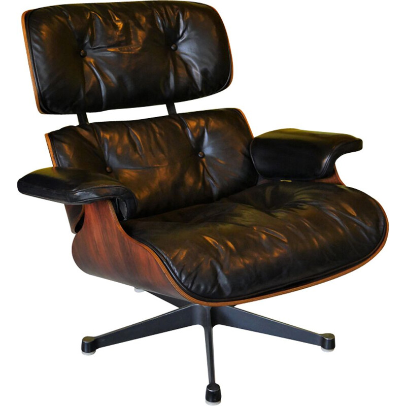 Fauteuil Lounge chair par Charles & Ray Eames pour Interform