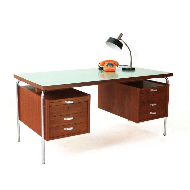 Vintage desk in Teak with Formica Top 1960s