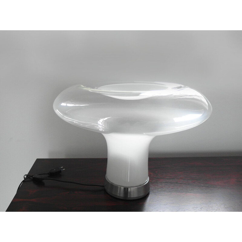 Vintage table lamp Angelo Mangiarotti Lesbo for Artemide, Italy, 1967