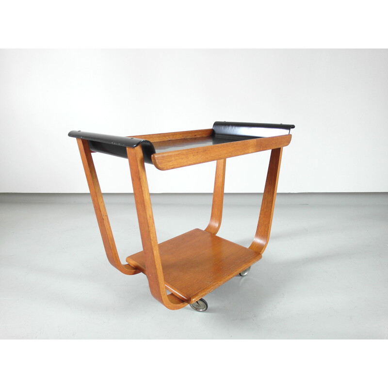 Vintage trolley Plywood by Cees Braakman for UMS Pastoe, Netherlands, circa 1950