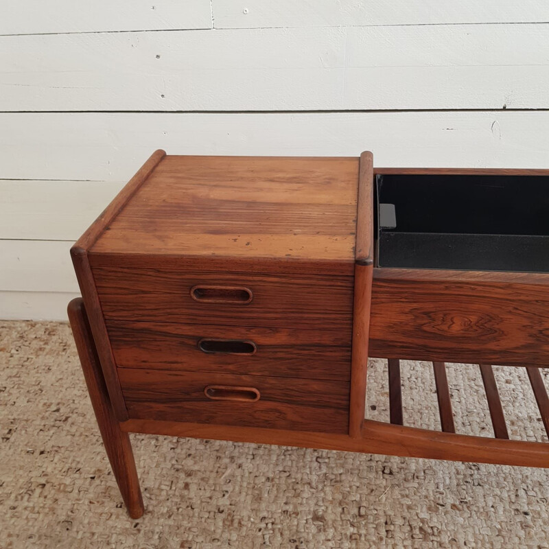 Vintage planter in rosewood by Arne Wahl Iversen, Denmark 1960 