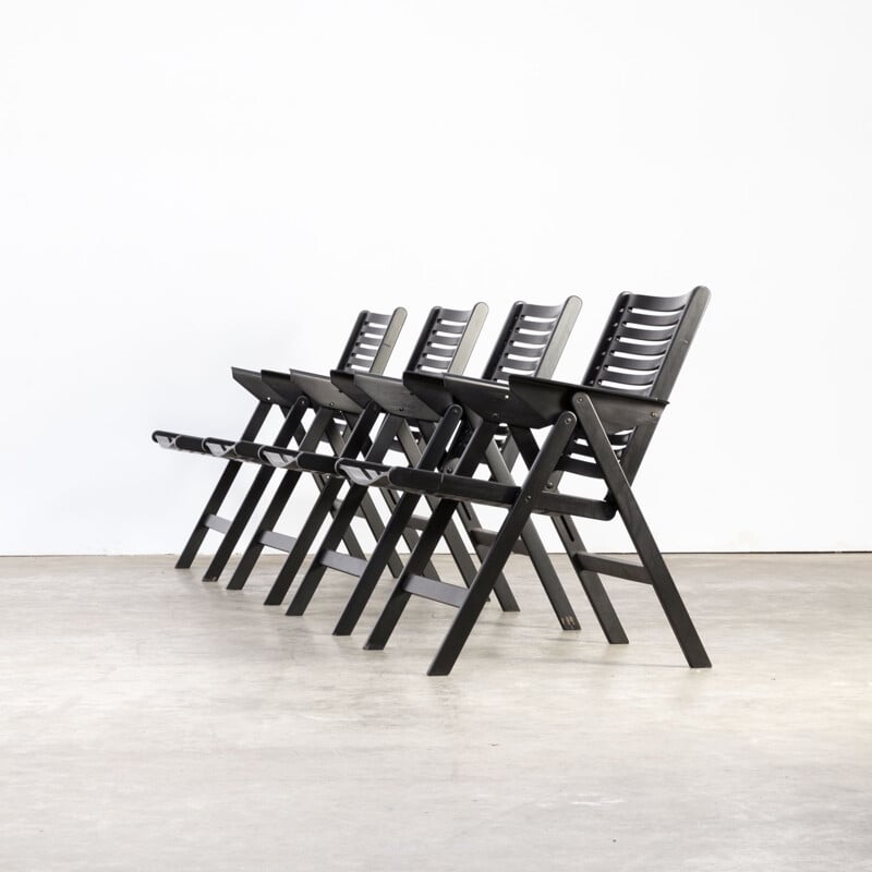 Set of 4 folding chairs by Niko Kralj for Stol