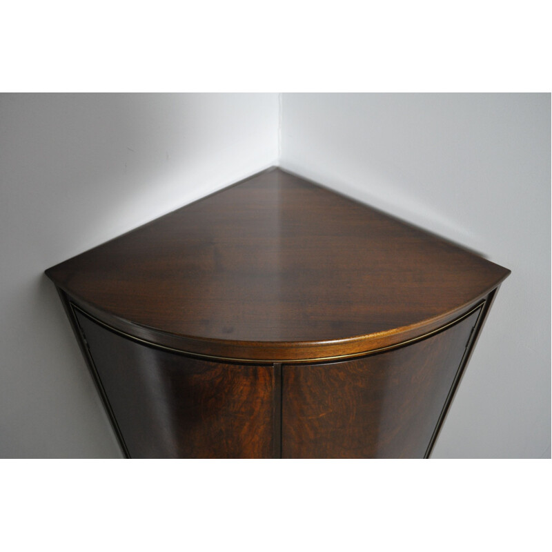 Vintage Cabinet Corner in Mahogany, Denmark 1960s