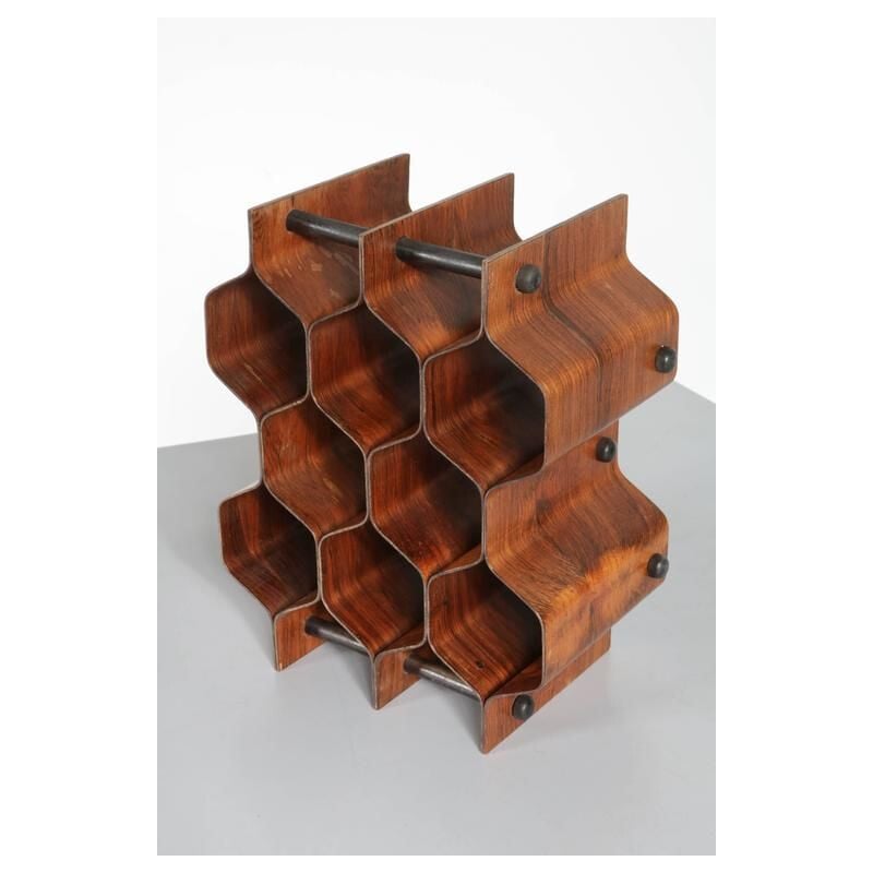 Vintage Wine Rack, Torsten Johansson by AB Formtra, Sweden 1960s