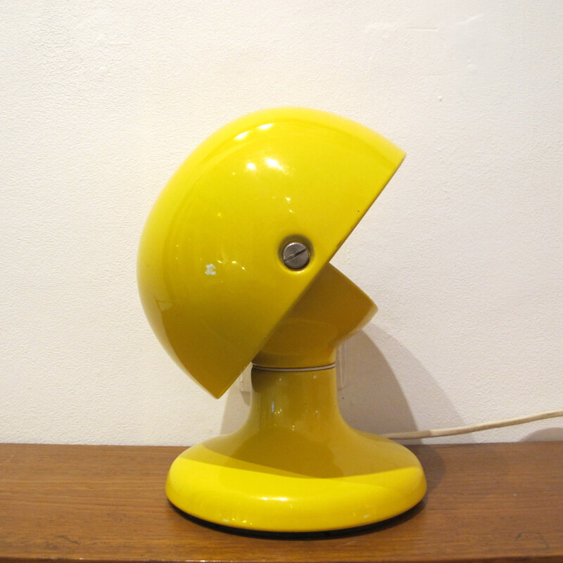 Jucker lamp in yellow lacquered metal, Tobia SCARPA - 1960s