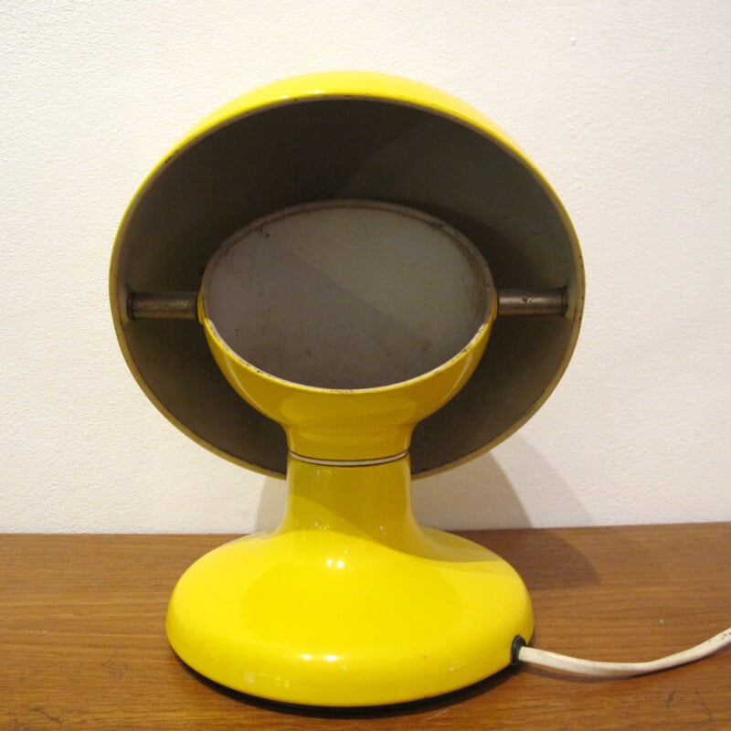 Jucker lamp in yellow lacquered metal, Tobia SCARPA - 1960s