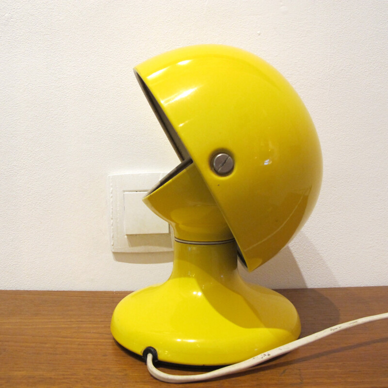 Jucker lamp in yellow lacquered metal, Tobia SCARPA - 1960s