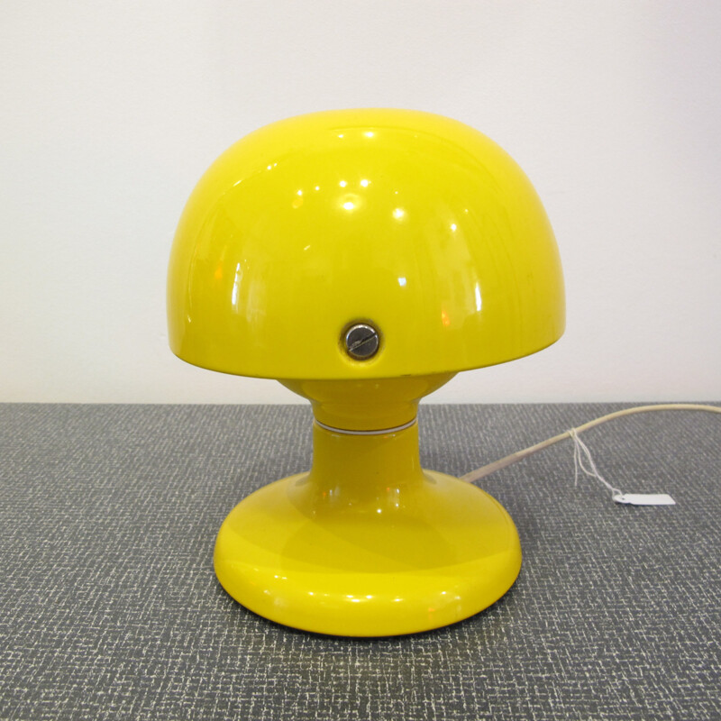 Jucker lamp in yellow lacquered metal, Tobia SCARPA - 1960s