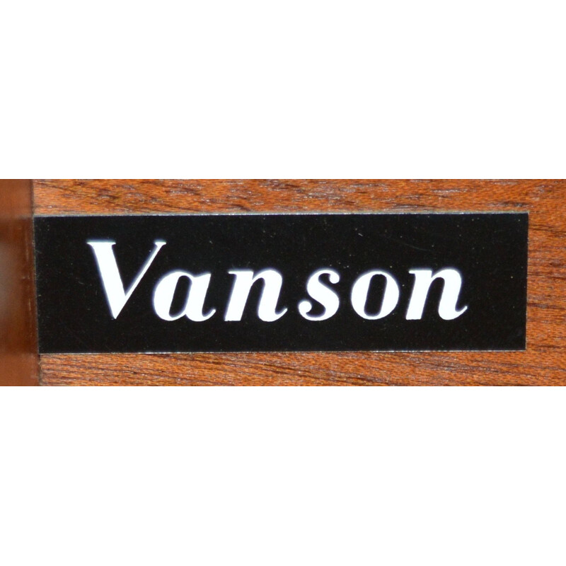Commdoe vintage pour Vanson en teck 1960