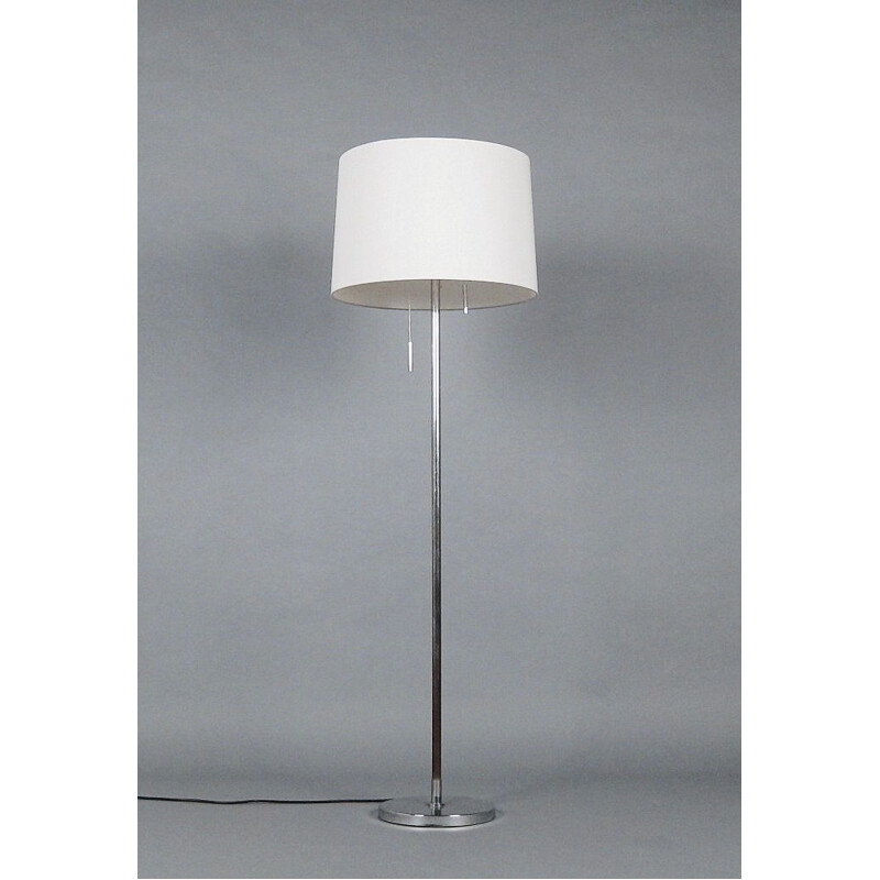 Vintage scandinavian design floor lamp in metal,1960